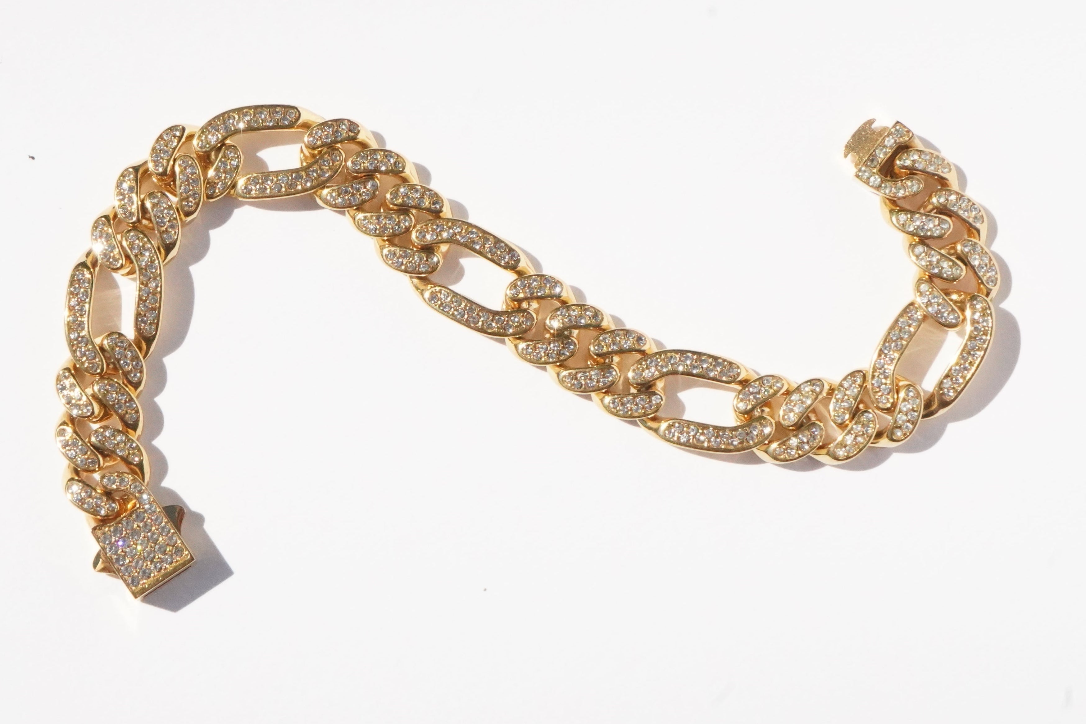 Stainless steel medium blinked bracelet