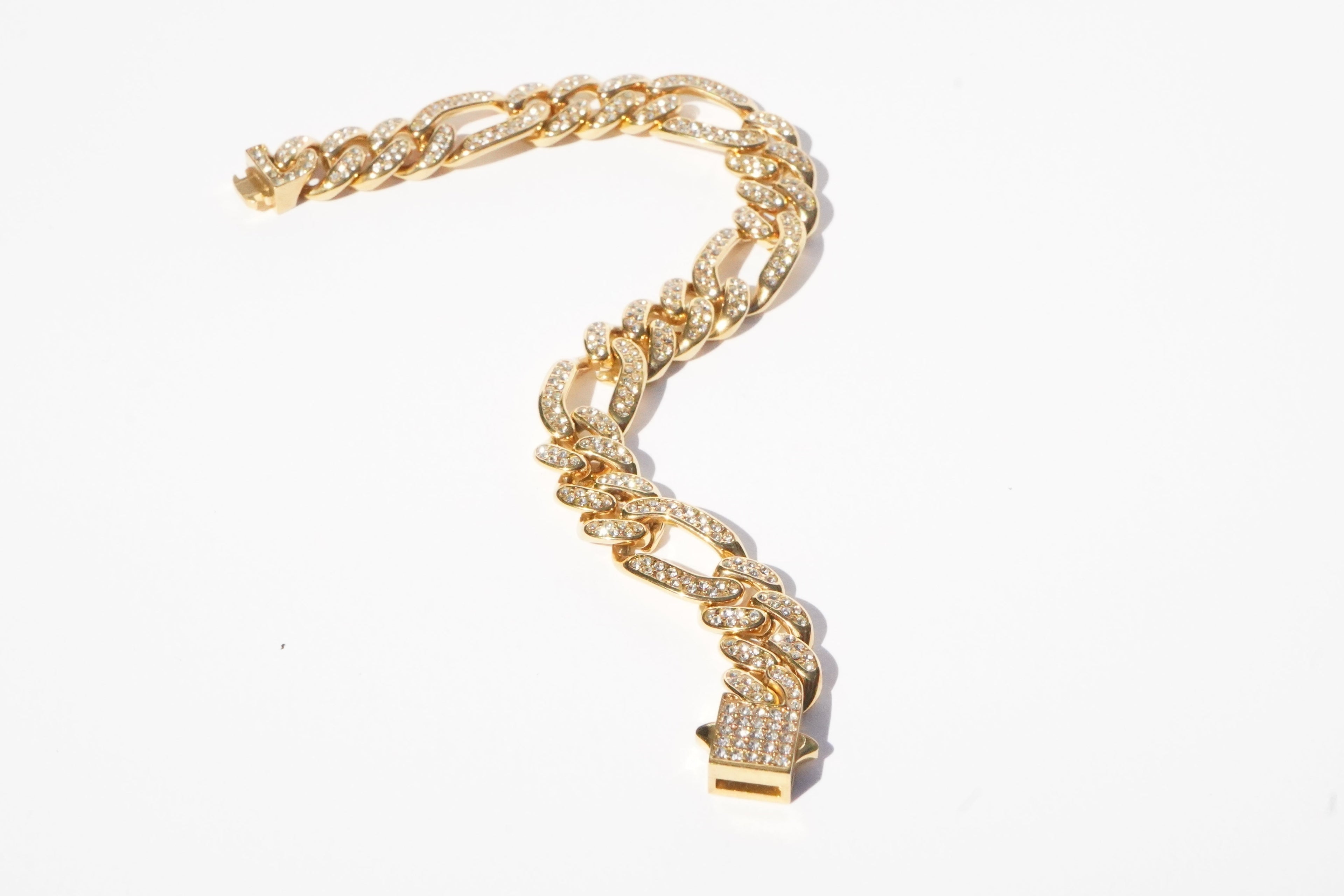 Stainless steel medium blinked bracelet