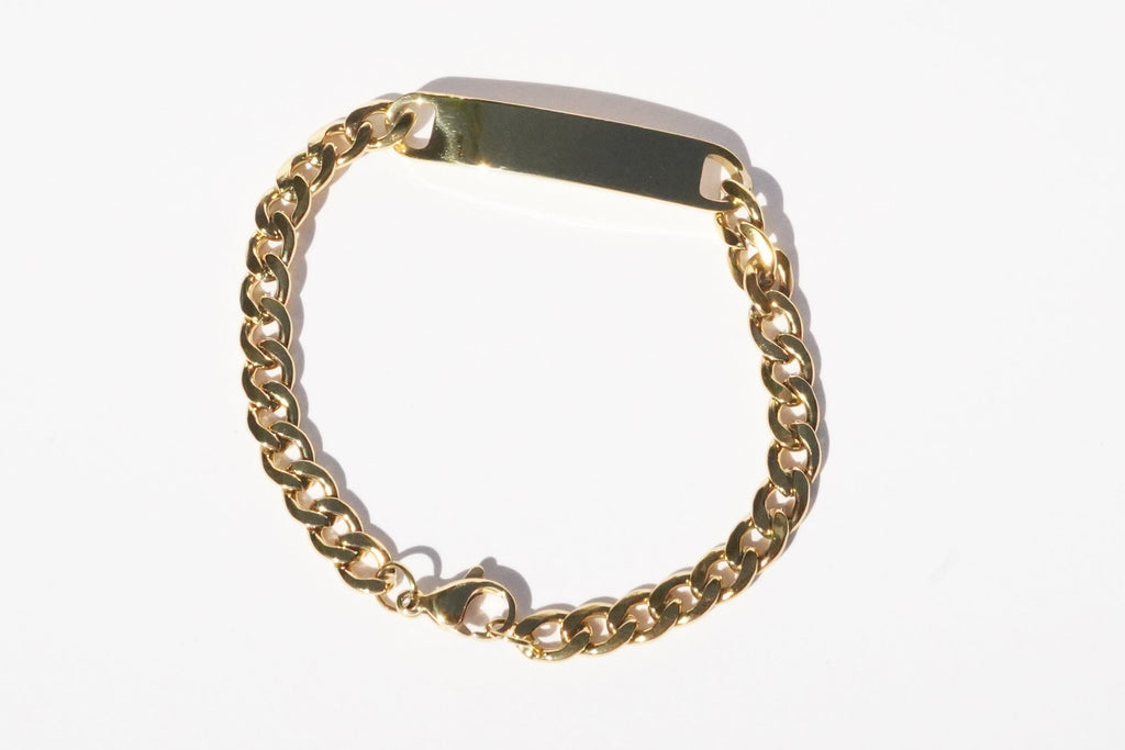 Stainless steel large bracelet
