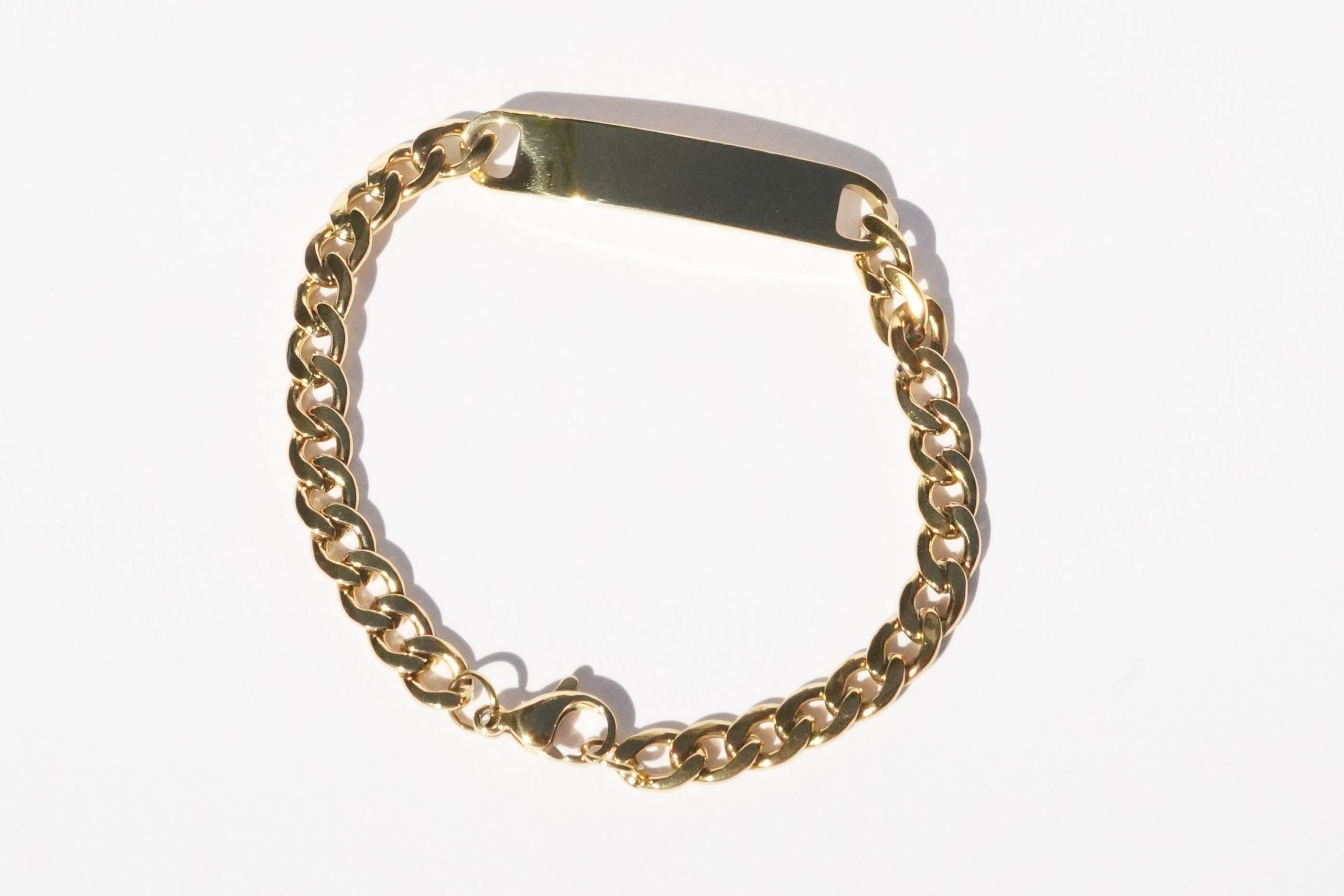 Stainless steel large bracelet