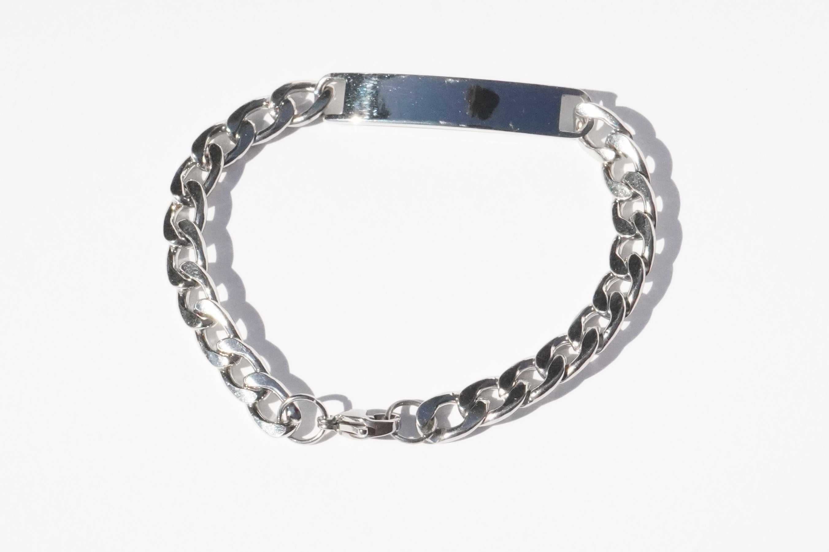 Stainless steel large bracelet