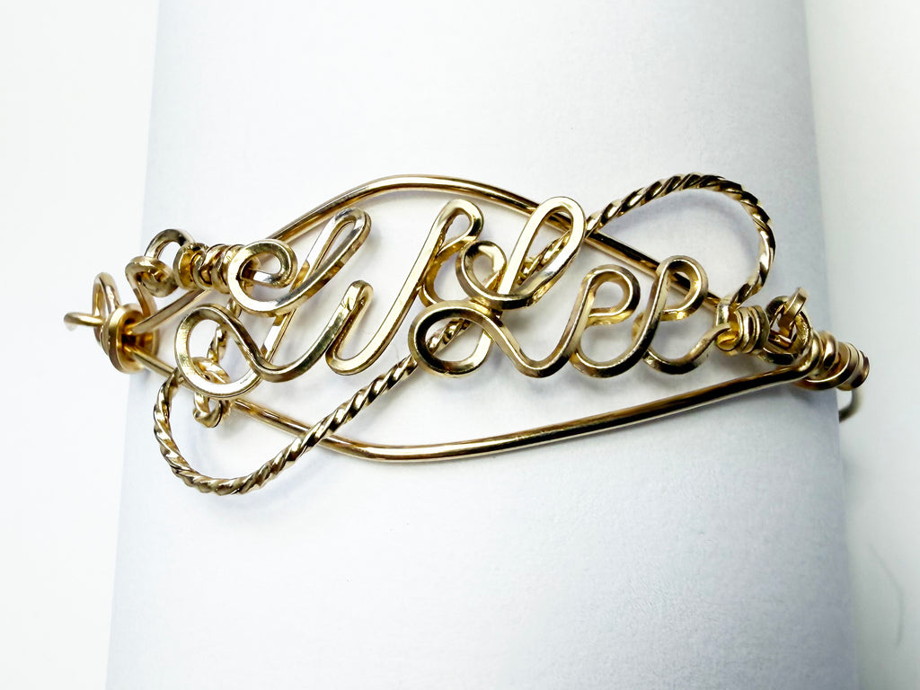 1 strand name bracelet