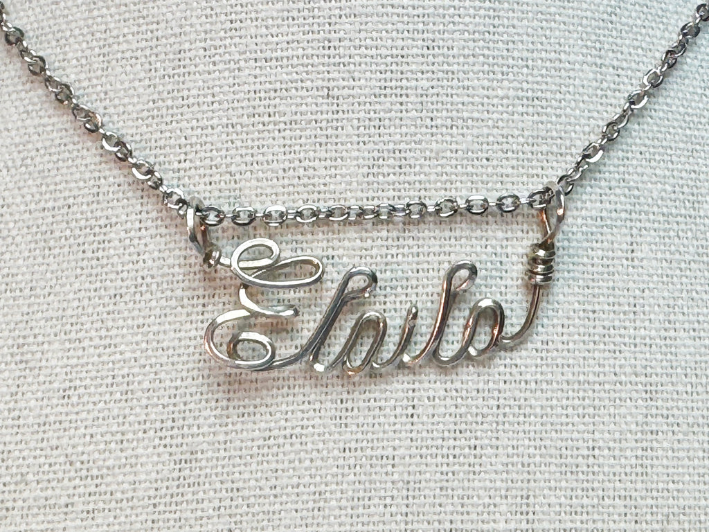 Name necklace 14 K. gold filled