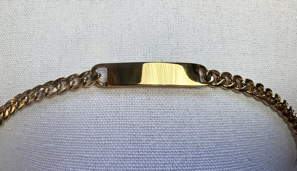 Stainless steel medium bracelet