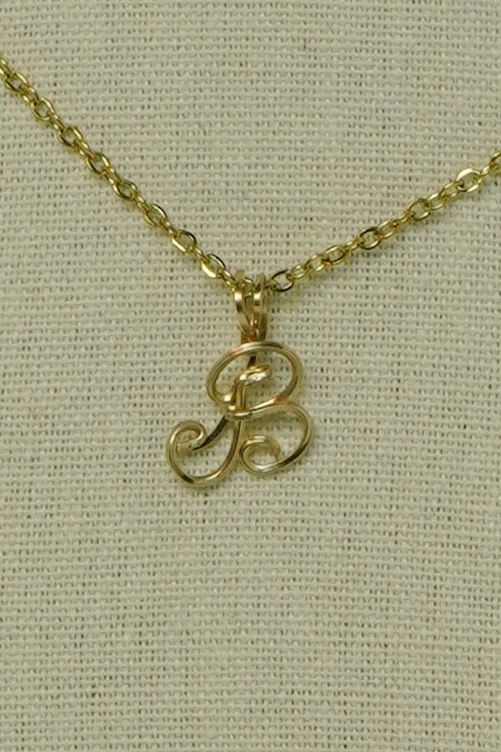 Name necklace 14 K. gold filled