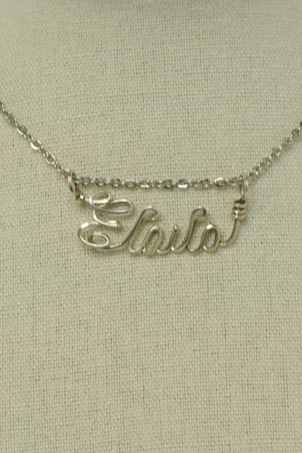 Name necklace 14 K. gold filled