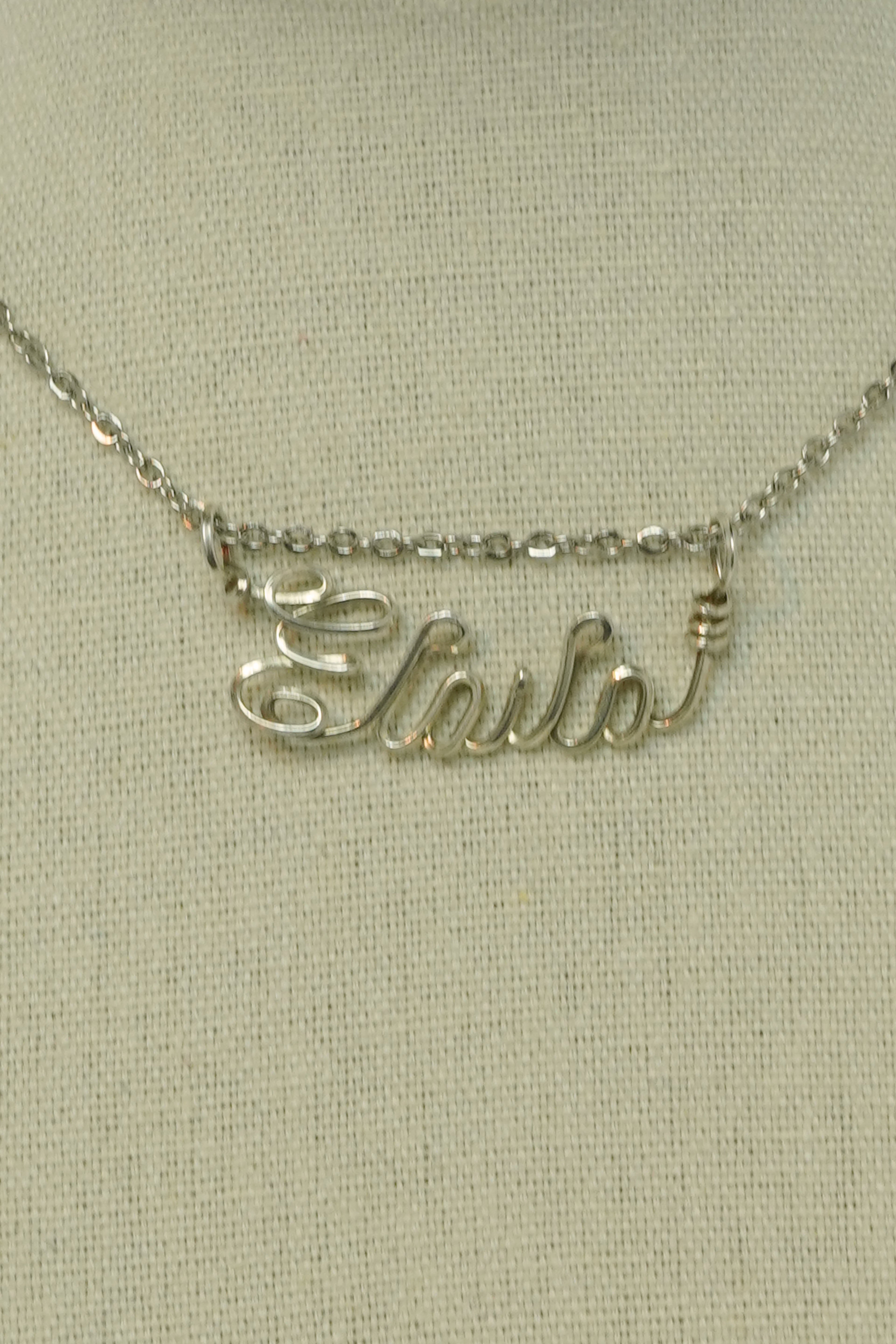 Name necklace 14 K. gold filled